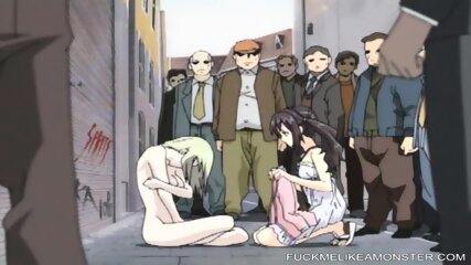 Dominated Anime Teen Bleeds Out Her Ass