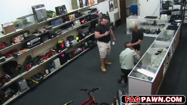 Thief Try To Rob The Pawnshop Got Caught And Gets A Anal Fuck Threesome