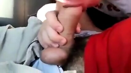 Blonde boy sucks daddy in the car