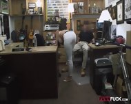 Customers Wife Screwed By Horny Pan Man In The Backroom
