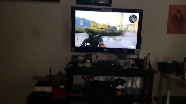 Playing COD and getting fucked from behind