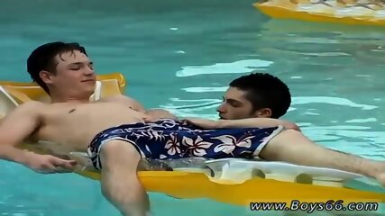 Gay Cute Teens Piss In Ass Kaleb's Pissy Pool Party