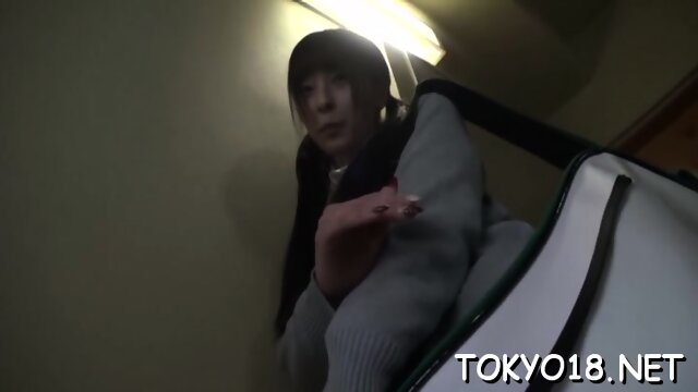 Engaging japanese floosy in enjoyable sex