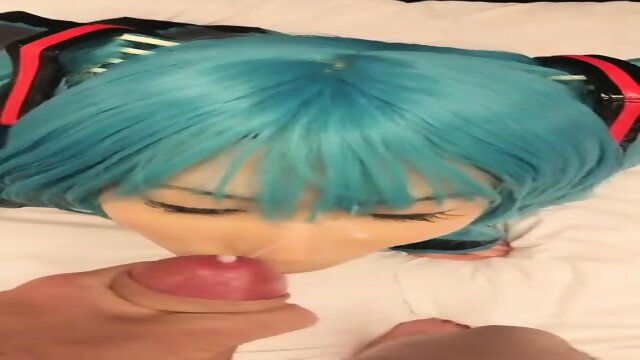 Blowjob and Bukkake by Japanese crossdresser b xhvVDb