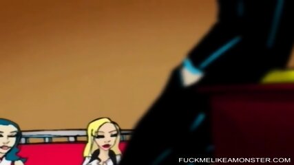 Busty Cartoon Slut Gets Pussy Licked