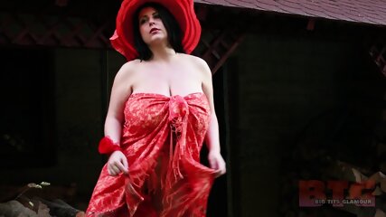 Nancy Femjoy, big tits, Big Red, homemade
