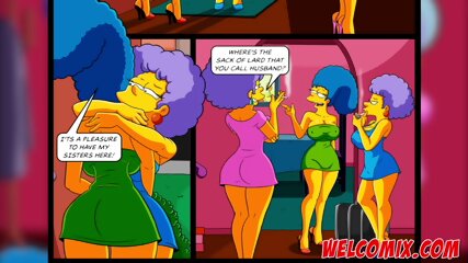 cartoons, simpsons porn, big dick, big ass