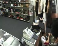Amateur Stewardess Pawns Her Twat And Fucked At The Pawnshop