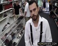 New Guy Gets Fucked Straight In The Ass In The Pawnshop