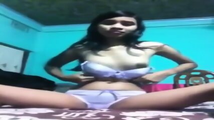 dehati porn cam girl strips bra panty
