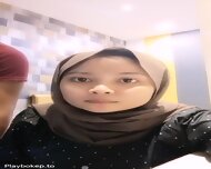 Jilbab live dengan  pacar
