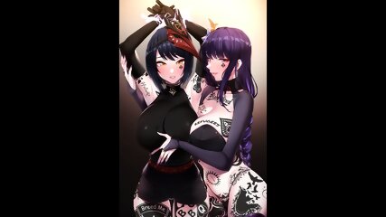 Waifus Blacked 5 (diaporama Hentai Interracial + Légendes Vocales)