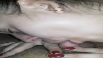 Large girl sucks small cock