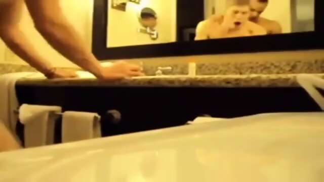 Gay Couple fucking in the bathroom