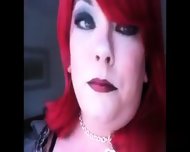 Lipstick Smoke Pvc Bbw Domme Fetish - Found Her On