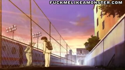 Anime schoolgirl fucked by multiple dicks