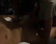 Fucked Her On - Big Booty Mixed Girl Gives Excellent Hea