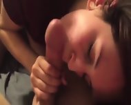 Fucked Her On - A Teen Blowjob For The Season