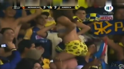 Football Fan Tits Flashing Caught On Cam