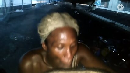 Tranny Swallowing My Nut On Highway Cut
