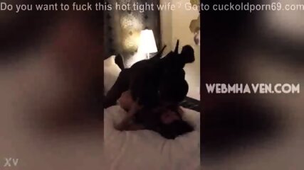 Sexy Wife In Lingerie Gets Fucked By BBC While Sucking Hubby