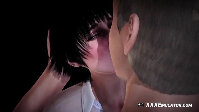 Brunette 3D Hentai Slut Uncensored Cartoon Sex