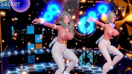 Anime hentai Dancer MMD Twerk