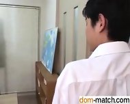Waiting From Dom-match - Two Japanese School Girl Spitting On Tea