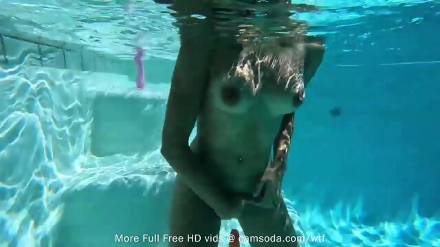 Scene #11 from CamsodaLittle Teen Uses Dildo During Underwater