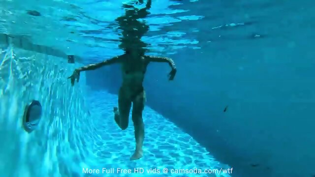 Scene #12 from CamsodaLittle Teen Uses Dildo During Underwater