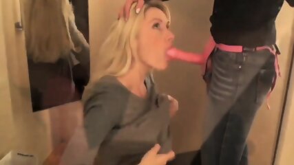 dildo, how to use a dildo, tight pussy, in public