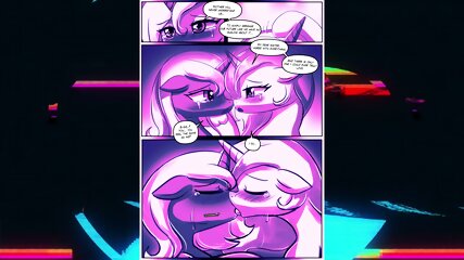 double penetration, cumshot, group sex, comic