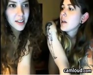 Cute Lesbian Couple Teasing