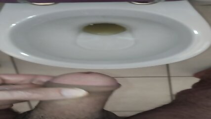 Pisse Et Sperme Sur Les Toilettes