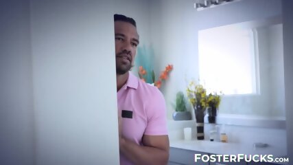 blowjob, ball licking, foster family, FosterFucks