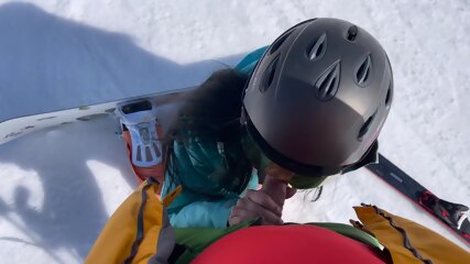 ski, homemade, public, neige