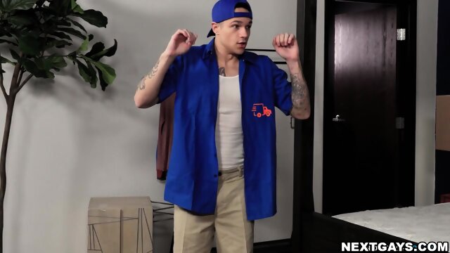 Nico whips out Jayden and Kane's massive cocks and slobbers