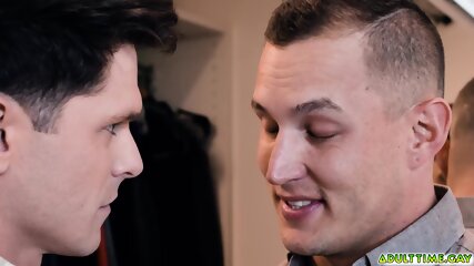 Devin Franco And Brock Kniles Have Sneaky Sex In The Closet
