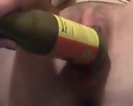 Fucks Bottle In Public Ba - Met Her On Cas-affair