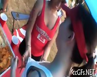 Bubble-assed Gal Impaled On Cock