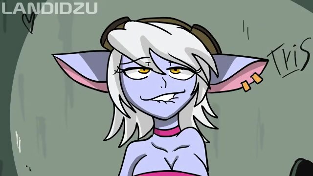 2D Hentai Yordle in Anal Gloyhole