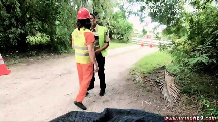 Gay Police Officers Stripping Solo Trash Pick-Up Ass Fuck Field Trip