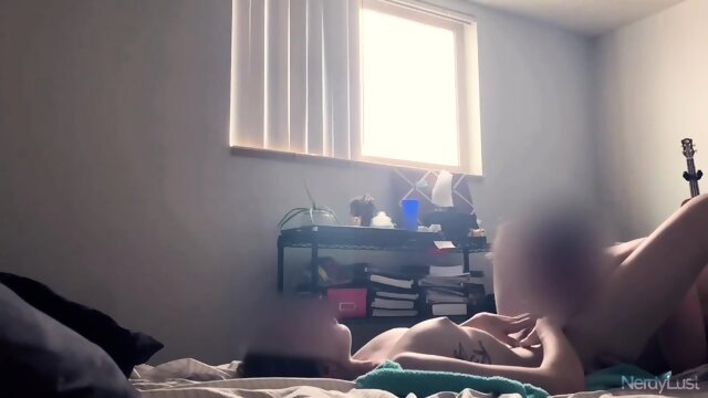 He fucks his stepdaughter and French Girlfriend reaches orgasm in a very rich way