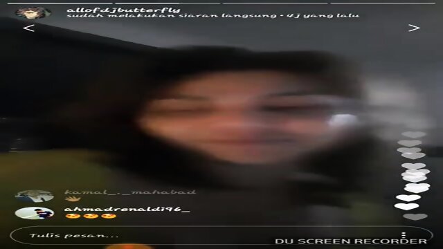 Indonesian DJ Butterfly Showing Her Big Boobs During Live Stream