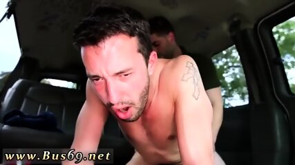 Bang Me Later Gay Dude With Dick Piercing Gets Ass On The BaitBus