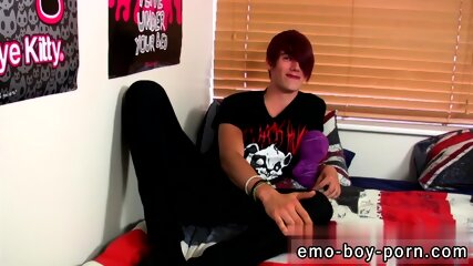 Gay Boy Emo Twink Gorgeous, Floppy-haired And With A Pierced Lip, Rhys Casey Is Already