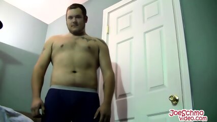 Chubby Bubba Likes To Jerk His Tiny Cock When He Is Alone