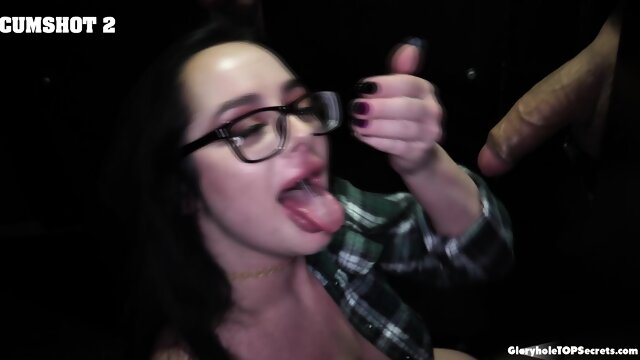 You go girl! 10 cumshots makes for one cup!