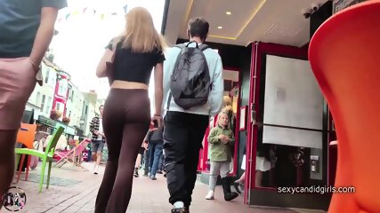 , teens, spy, public, amateur, outdoor, petite, students, double penetration, brunette, Following Epic Ass GF