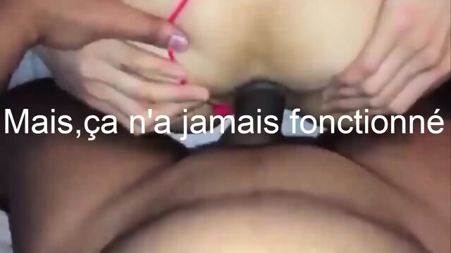 French Girlfriend Surprises her Boyfriend with Pegging - Pure Pleasure  - Homemade Video